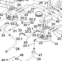 161-0676 - Reference Number 45 - Hydraulic Hose