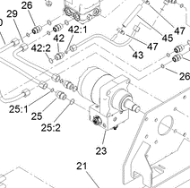 hydraulic motor part number 119-4557