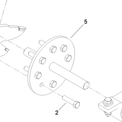 120-1372 blade shaft assembly