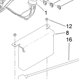 115-6621-03 - Reference Number 8 - Battery Hold Down